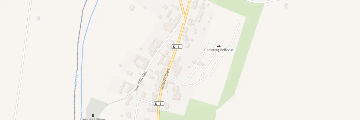 Plan du 19 Rue d’Albert à Authuille