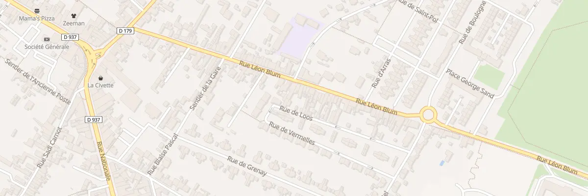 Plan du 60 Rue Léon Blum à Nœux-les-Mines