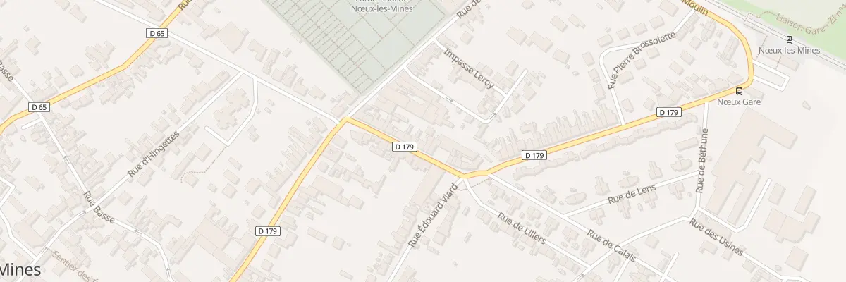 Plan du 23 Rue du Général Leclerc à Nœux-les-Mines