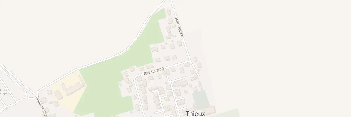 Plan du 21 Rue Closmé à Thieux
