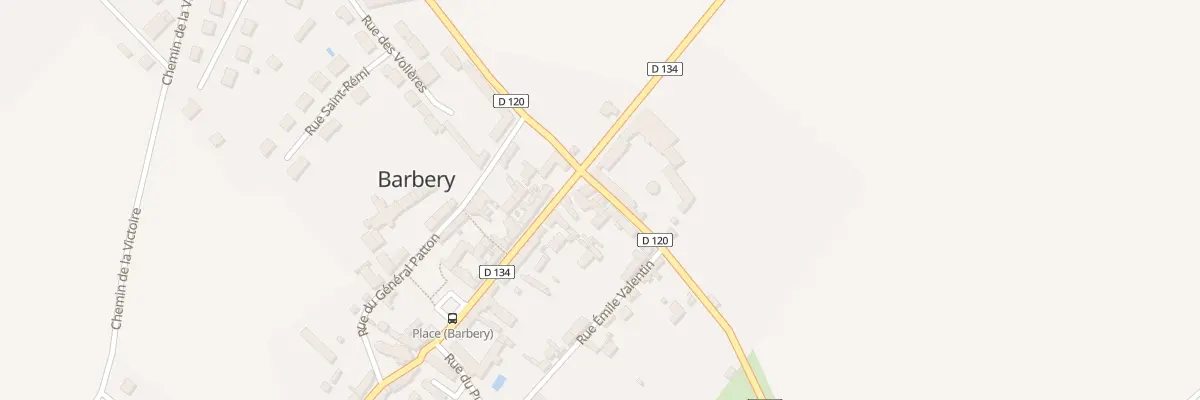 Plan du 1B Rue de Meaux à Barbery