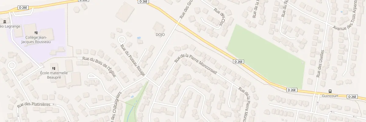 Plan du 85 Rue de la Pierre Mon Conseil à Othis