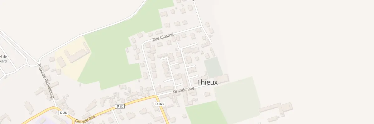 Plan du 2 Rue de la Ferme à Thieux