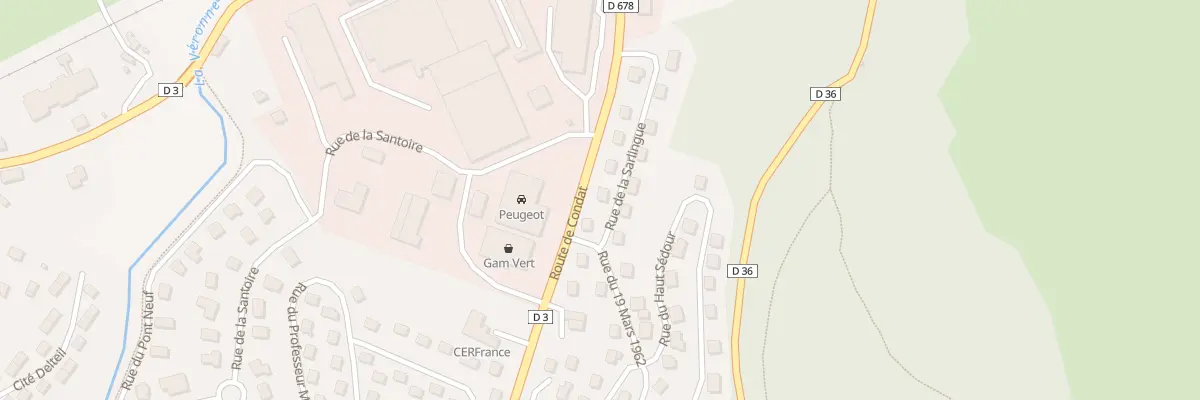 Plan du 6007 Cd Chemin Departemental 678 à Riom-ès-Montagnes