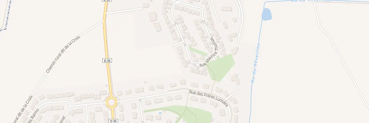 Plan du 24 Rue Maurice Thomas à Chevry-Cossigny