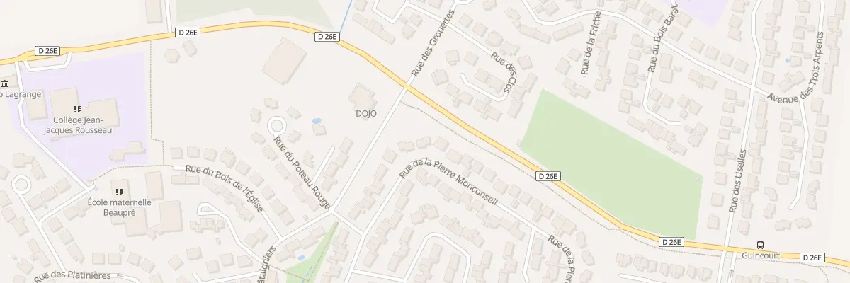 Plan du 106 Rue de la Pierre Mon Conseil à Othis