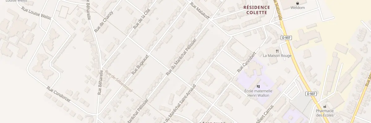 Plan du 41 Rue Pelissier à Nœux-les-Mines