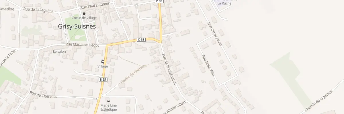 Plan du 7 Rue de la Liberation à Grisy-Suisnes