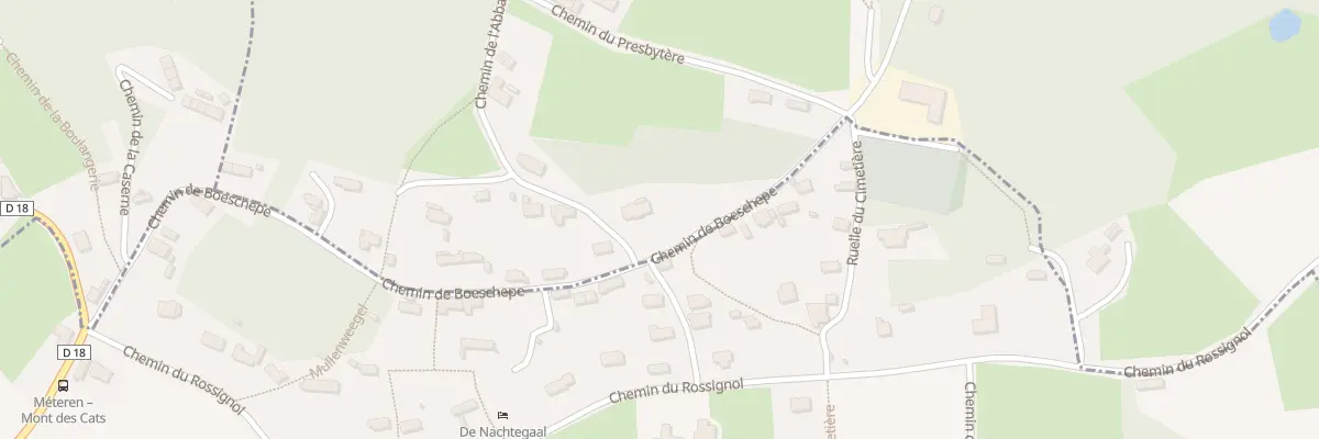 Plan du 538 Che de l’Abbaye à Berthen