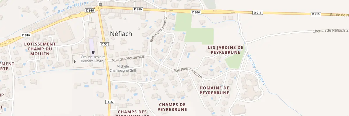 Plan du 12 Rue Fontanell à Néfiach