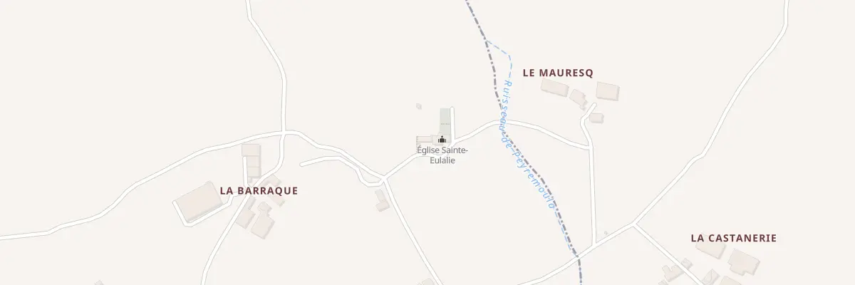 Plan du 5043 Sainte Eulalie à Rodelle