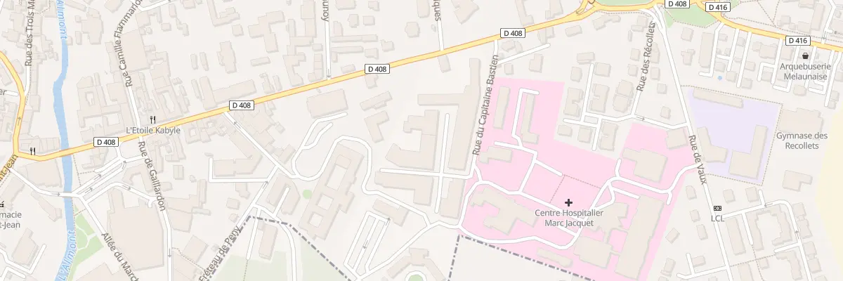 Plan du 4 Rue du Capitaine Bastien à Melun
