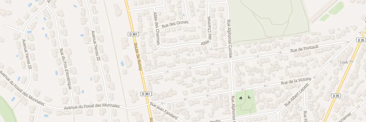 Plan du 48 Rue de Pontault à Ozoir-la-Ferrière