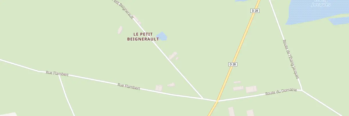 Plan du 2 Rue du Petit Beignerault à Saint-Bonnet-Tronçais