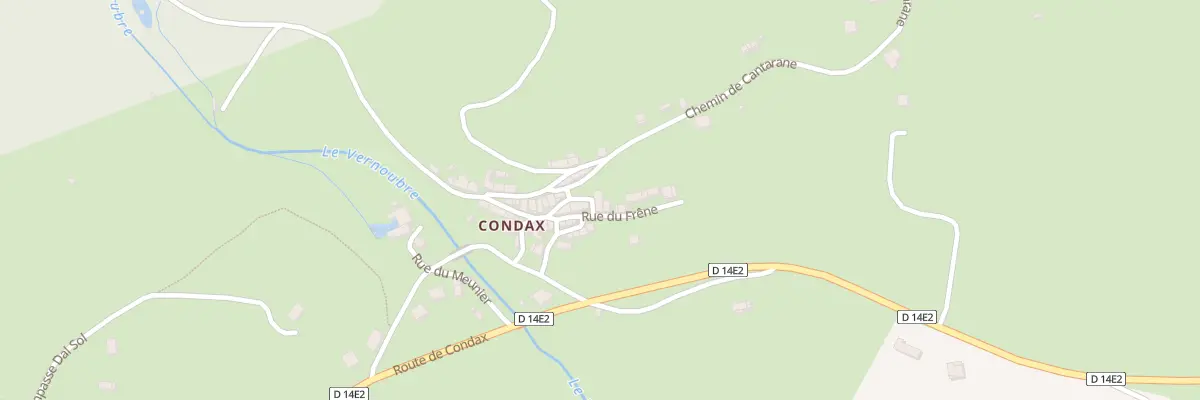 Plan du 6679F Hameau de Condax à La Salvetat-sur-Agout