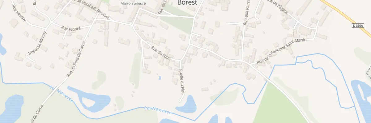 Plan du 3 Rue du Four à Borest