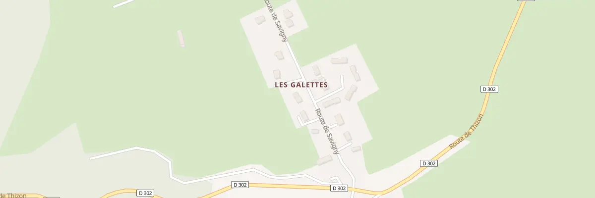 Plan du 9 Rte de Savigny à Verneix