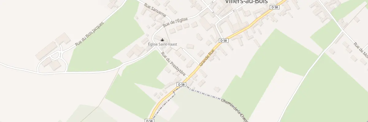 Plan du 2B Rue du Presbytère à Villers-au-Bois