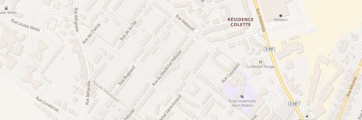Plan du 39 Rue Pelissier à Nœux-les-Mines