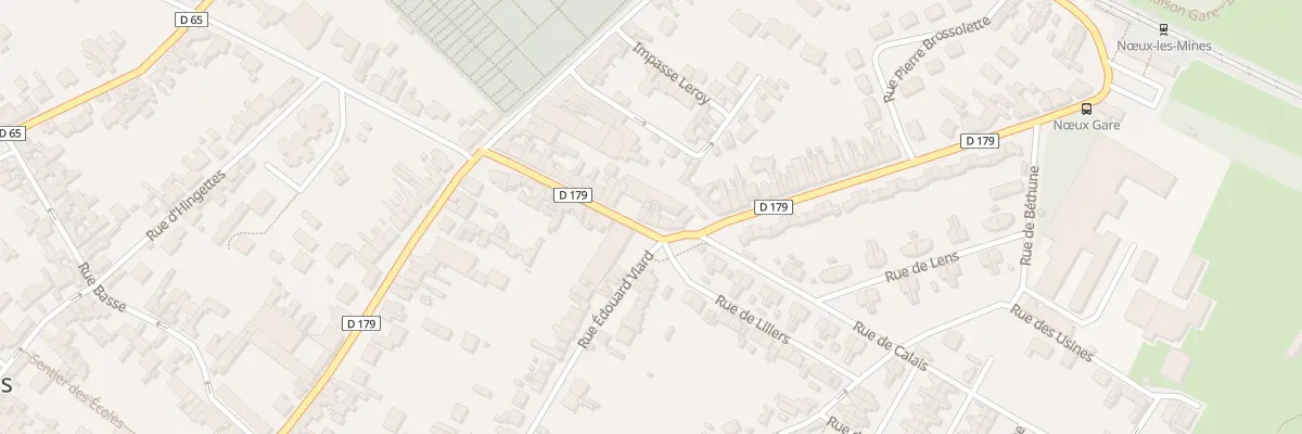 Plan du 29 Rue du Général Leclerc à Nœux-les-Mines