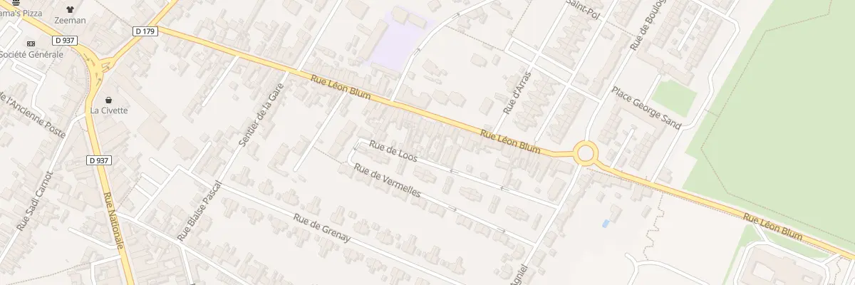 Plan du 72 Rue Léon Blum à Nœux-les-Mines