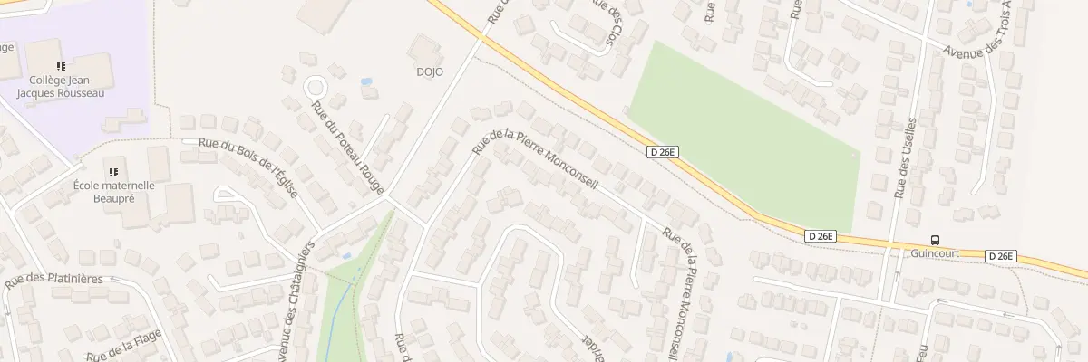 Plan du 79 Rue de la Pierre Mon Conseil à Othis