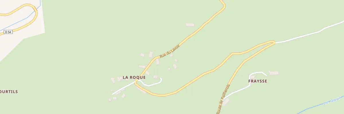 Plan du 5023 La Roque à Saint-Clément