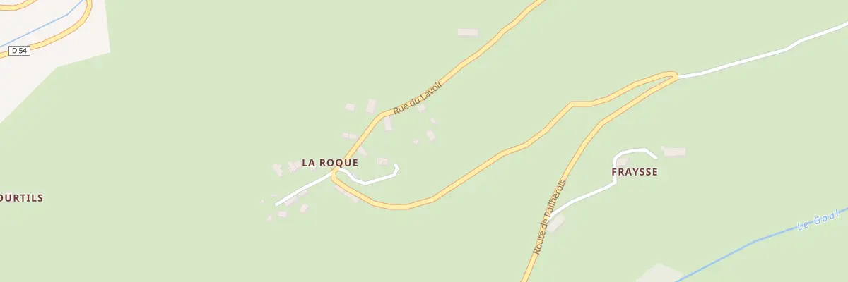Plan du 5022 La Roque à Saint-Clément