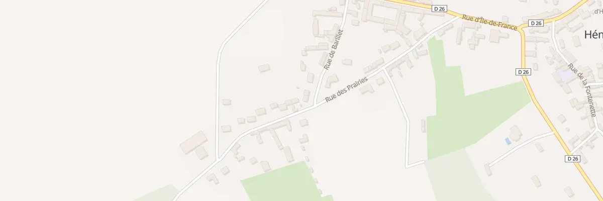 Plan du 178 Rue du Barillet à Hémévillers