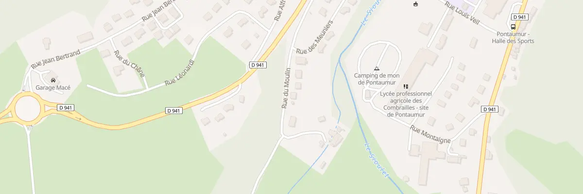 Plan du 5 Rue du Moulin à Pontaumur