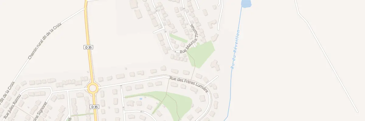 Plan du 34 Rue Maurice Thomas à Chevry-Cossigny