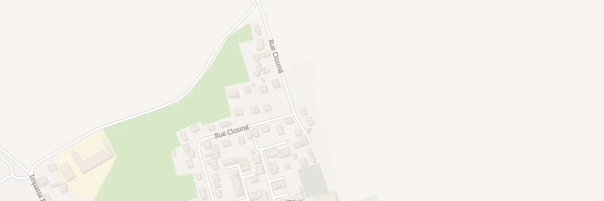 Plan du 18 Rue Closmé à Thieux