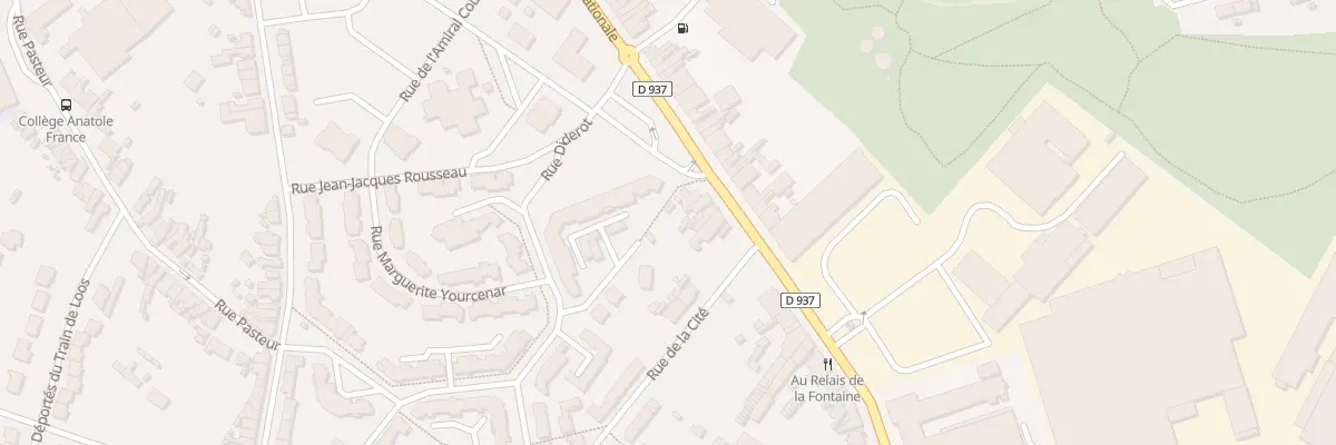 Plan du 334 Rue Nationale à Nœux-les-Mines