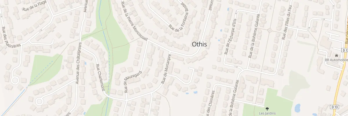 Plan du 40 Rue de la Pierre Mon Conseil à Othis