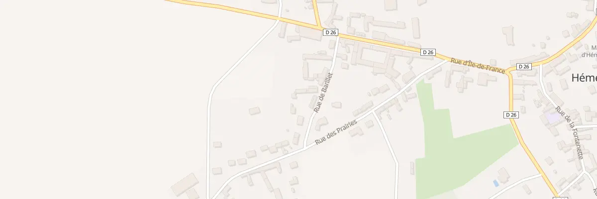 Plan du 124 Rue du Barillet à Hémévillers