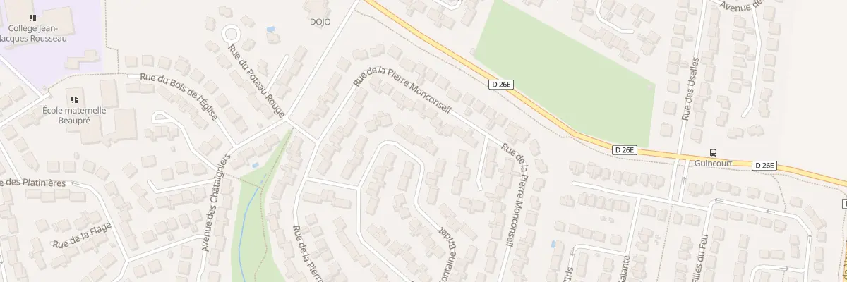 Plan du 60 Rue de la Fontaine Bridet à Othis