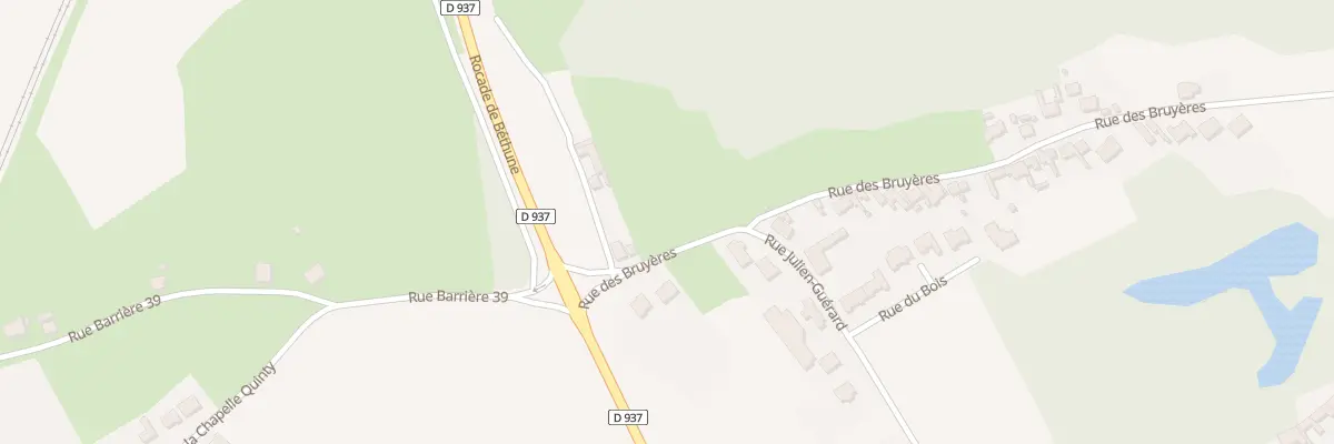 Plan du 8 Rue des Bruyères à Beuvry