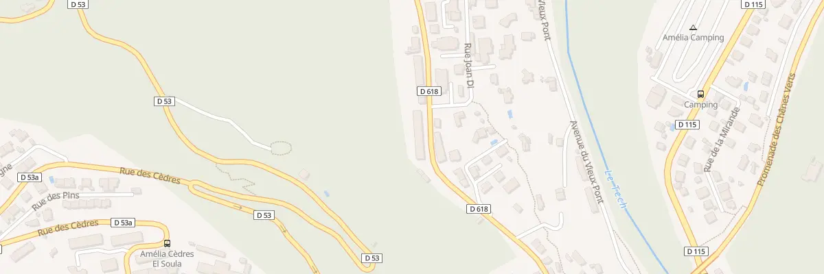 Plan du 11 Rte du Col du Fourtou à Amélie-les-Bains-Palalda