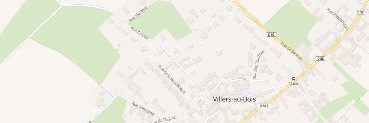 Plan du 6 Rue Pasteur à Villers-au-Bois