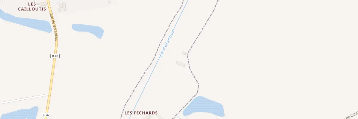 Plan du 5210 Les Pichards aux Choux