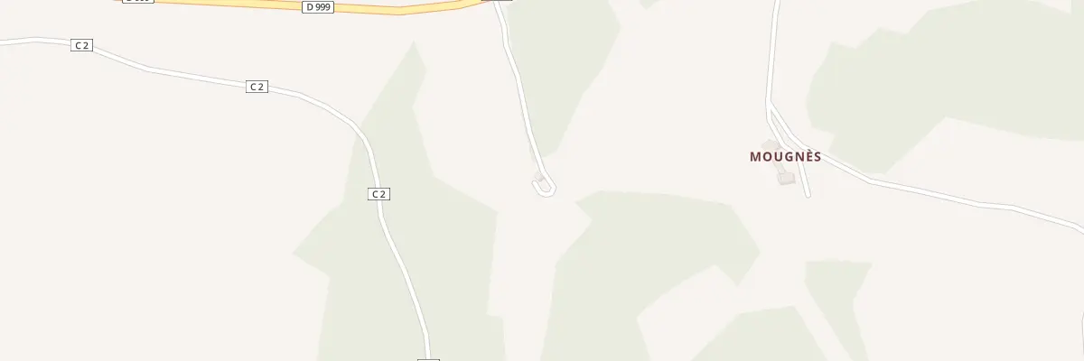 Plan du 5255 Mougnes à Combret