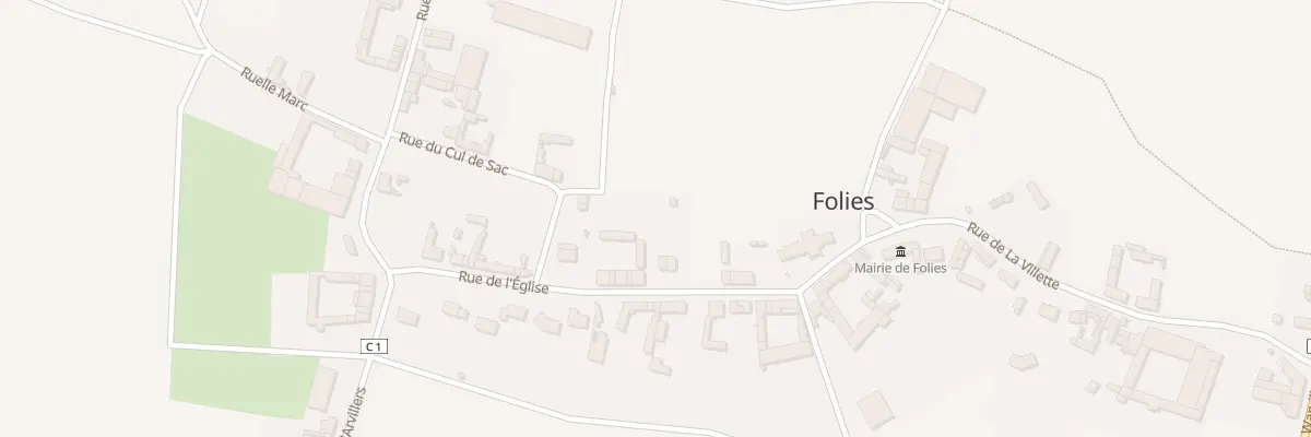 Plan du 2T Rue de l’Eglise à Folies