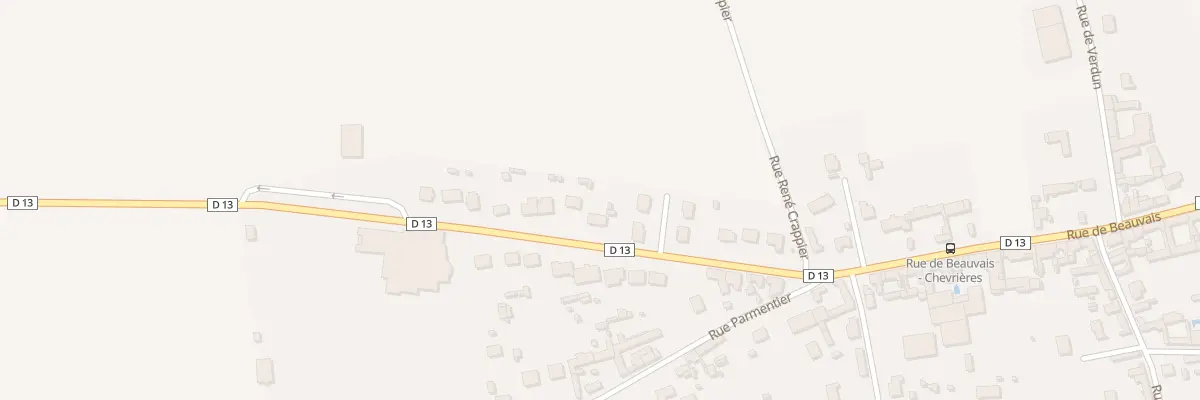 Plan du 850 Rue de Beauvais à Chevrières