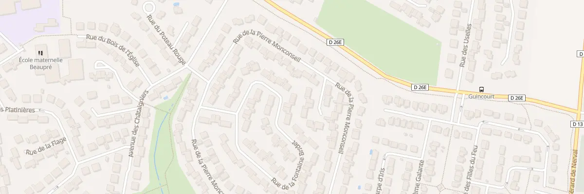 Plan du 56 Rue de la Fontaine Bridet à Othis