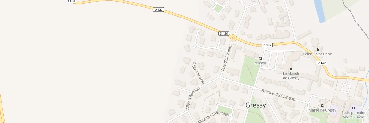 Plan du 4 All Minerve à Gressy