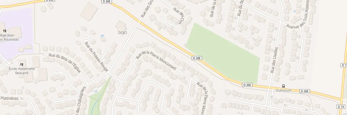 Plan du 96 Rue de la Pierre Mon Conseil à Othis
