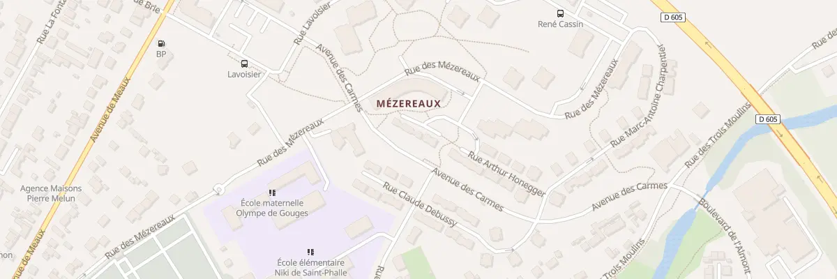 Plan du 29 Rue Arthur Honegger à Melun