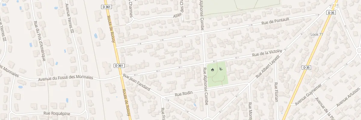 Plan du 28 Rue de la Victoire à Ozoir-la-Ferrière