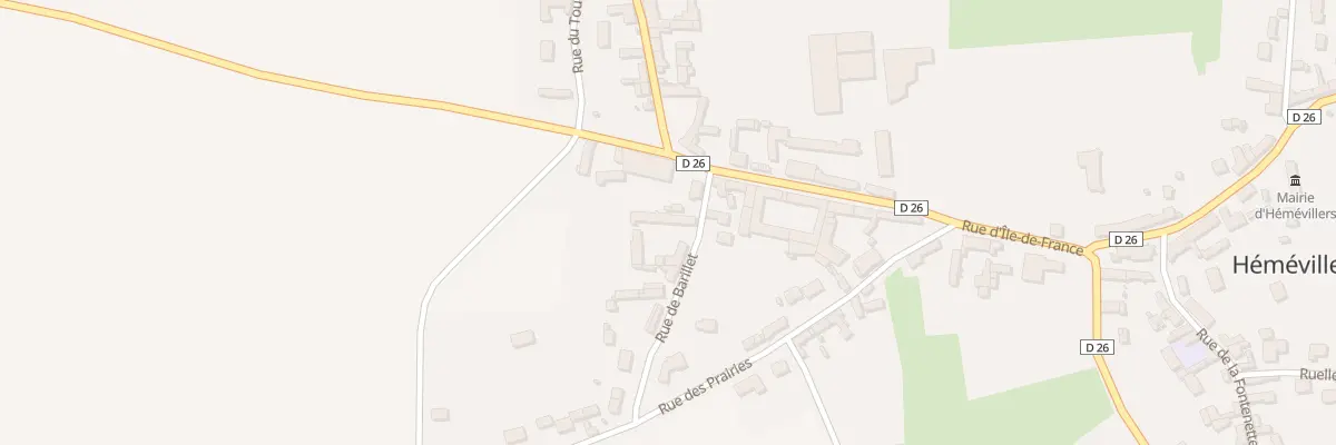 Plan du 48 Rue du Barillet à Hémévillers