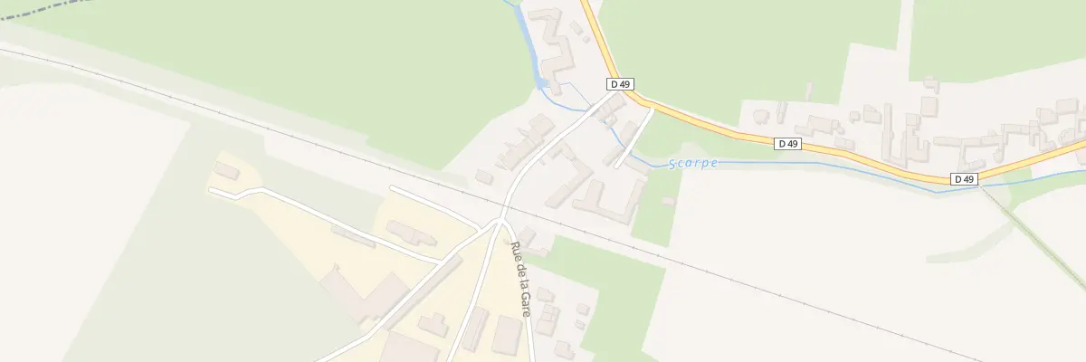 Plan du 25B Rue de la Gare à Mont-Saint-Éloi